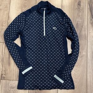 Kari Traa Half Zip Base Layer Sz XL